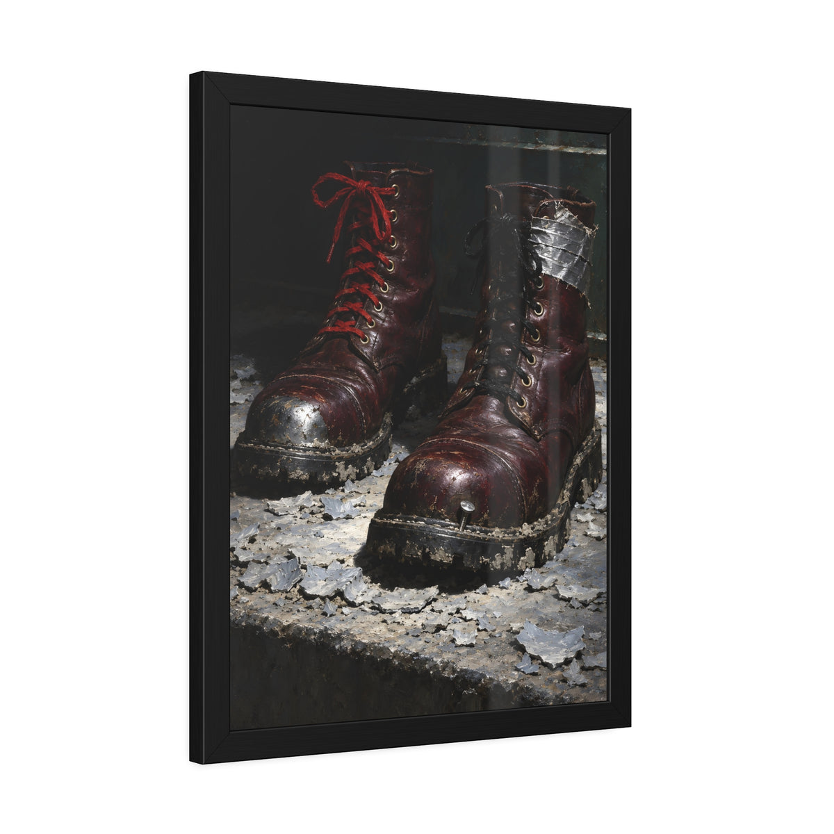 "The Litter on the Step": A Garabaggio Framed Print