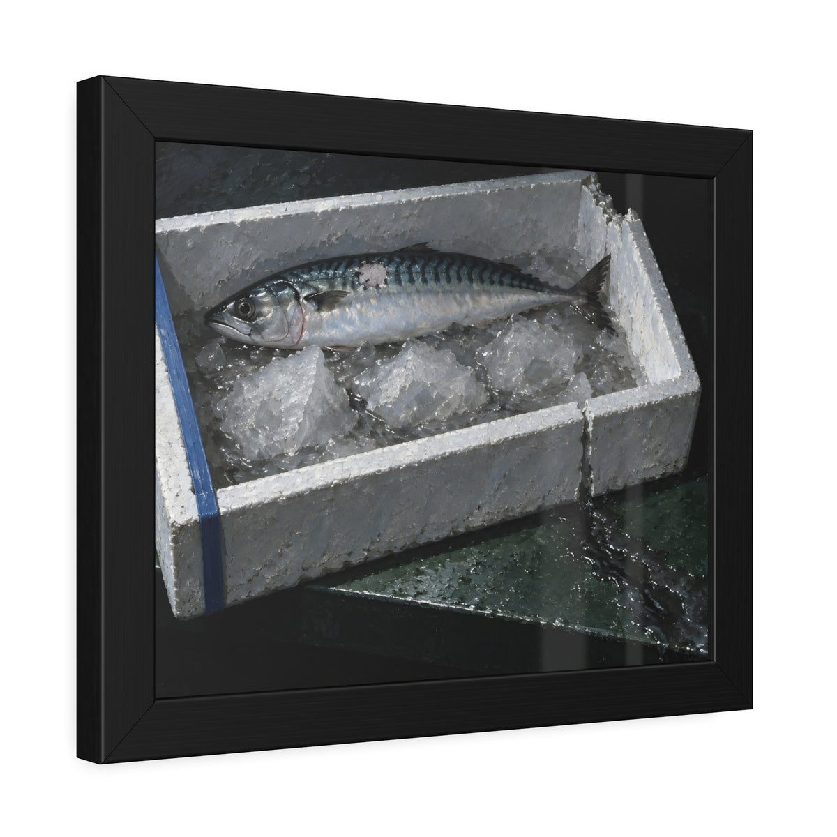 "The Ice in Pieces": A Garabaggio Framed Print