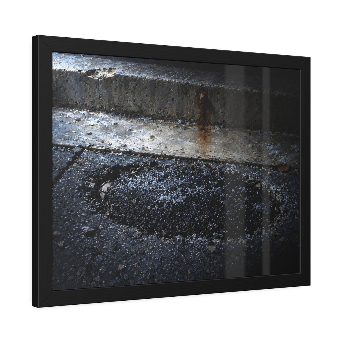 "The Rim at the Edge of the Patch": A Garabaggio Framed Print