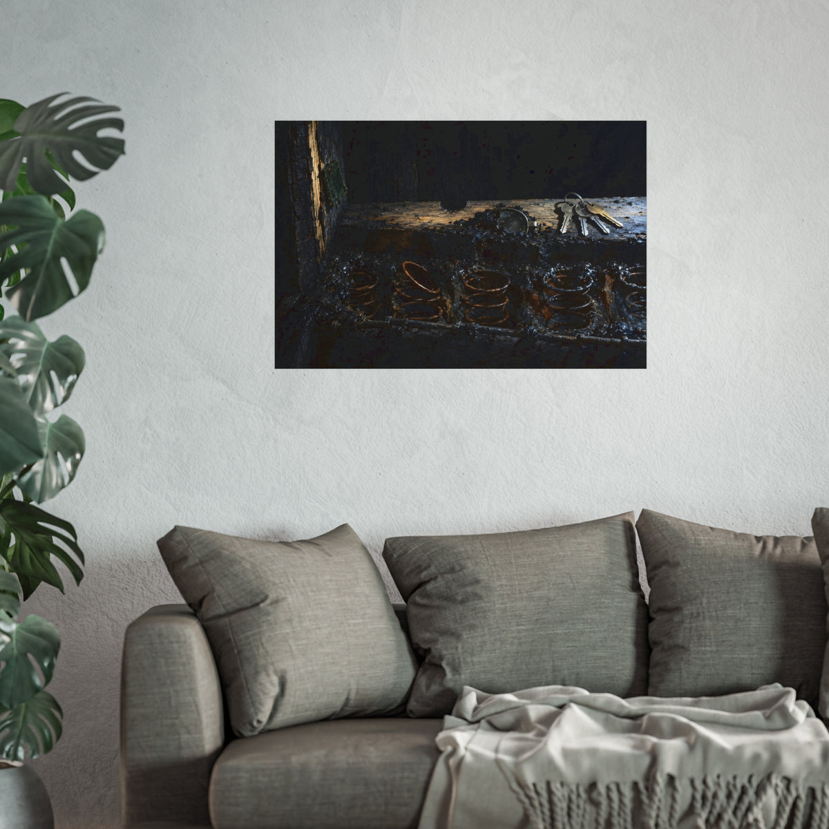 "The Hinge in the Black": A Garabaggio Fine Art Print