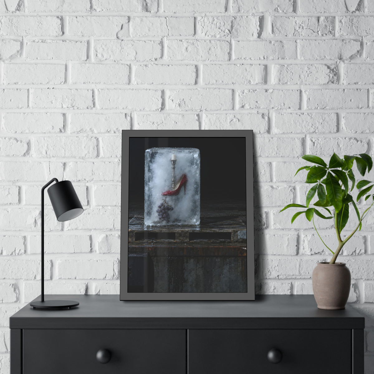 "The Edges Going": A Garabaggio Framed Print