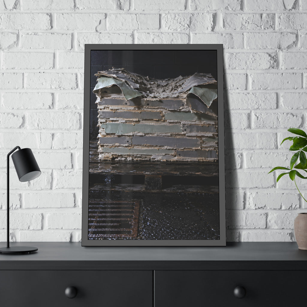 "The Facing Lets Go": A Garabaggio Framed Print