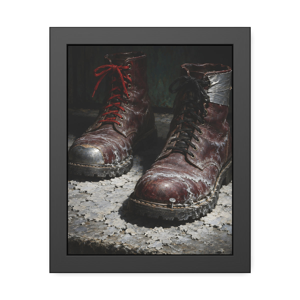 "The Salt Lines": A Garabaggio Framed Print