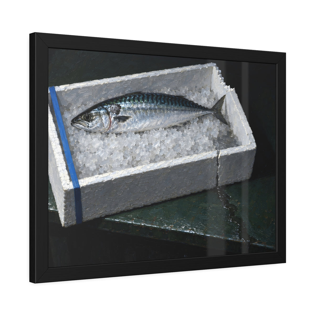 "The First Water Through the Crack": A Garabaggio Framed Print