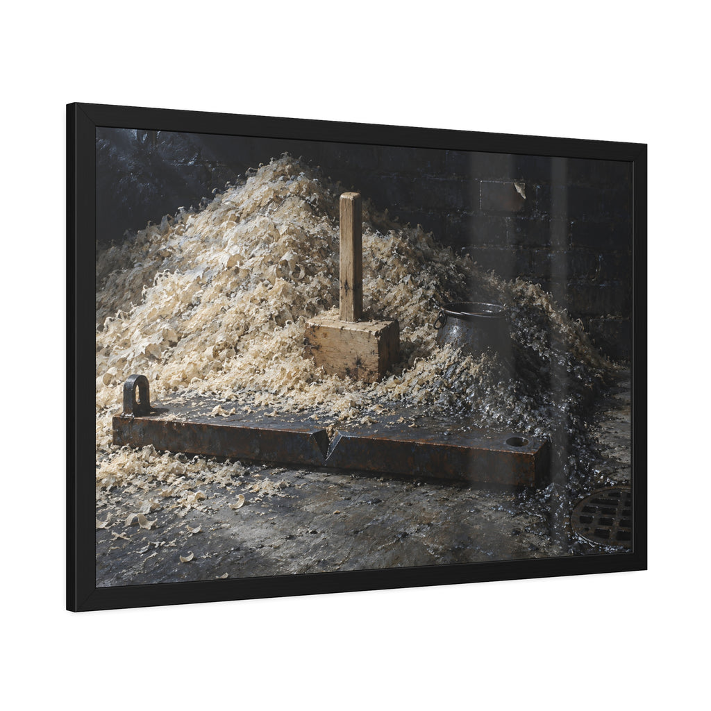 "The Pot Half Given Back": A Garabaggio Framed Print