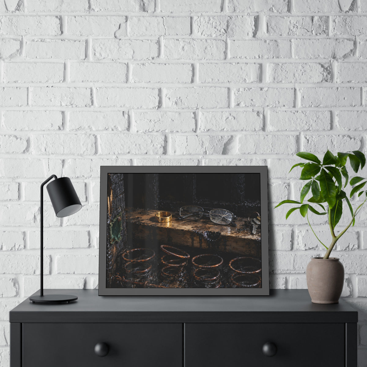 "What the Sofa Kept": A Garabaggio Framed Print