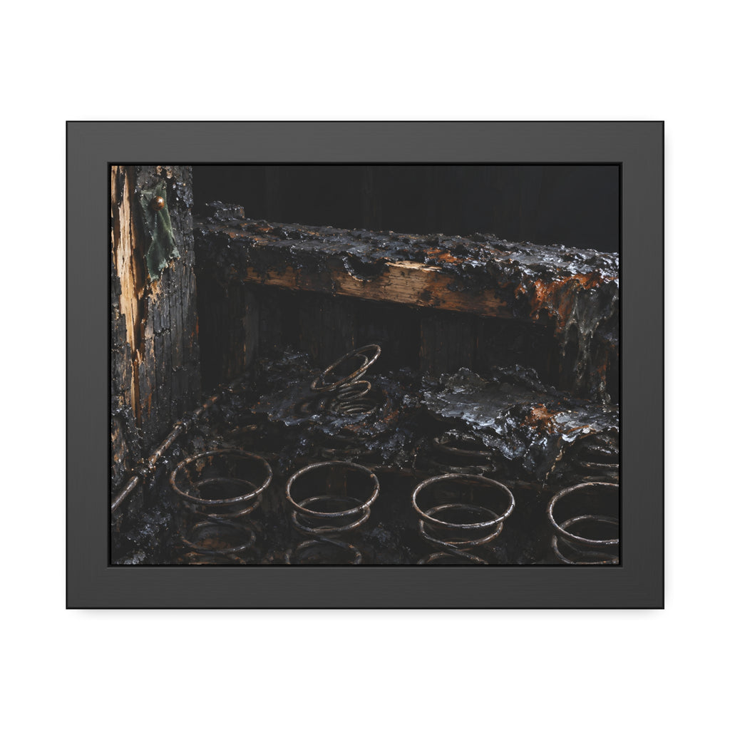 "The Front Row Bare": A Garabaggio Framed Print
