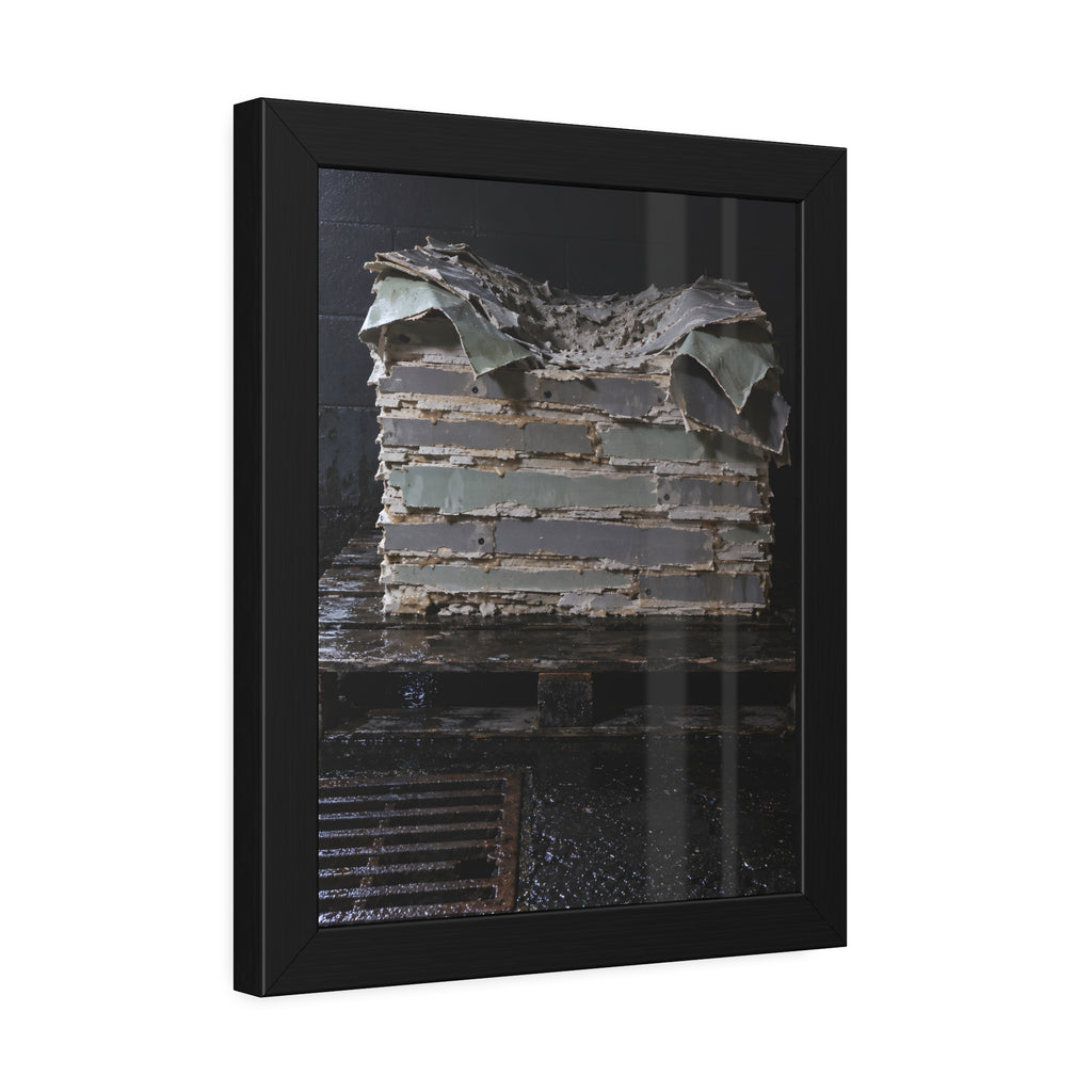 "The Facing Lets Go": A Garabaggio Framed Print