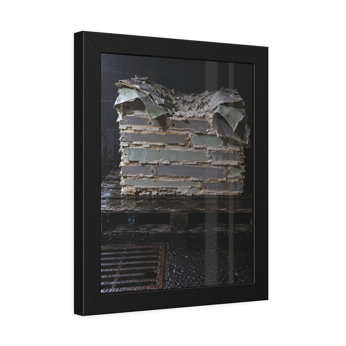 "The Facing Lets Go": A Garabaggio Framed Print