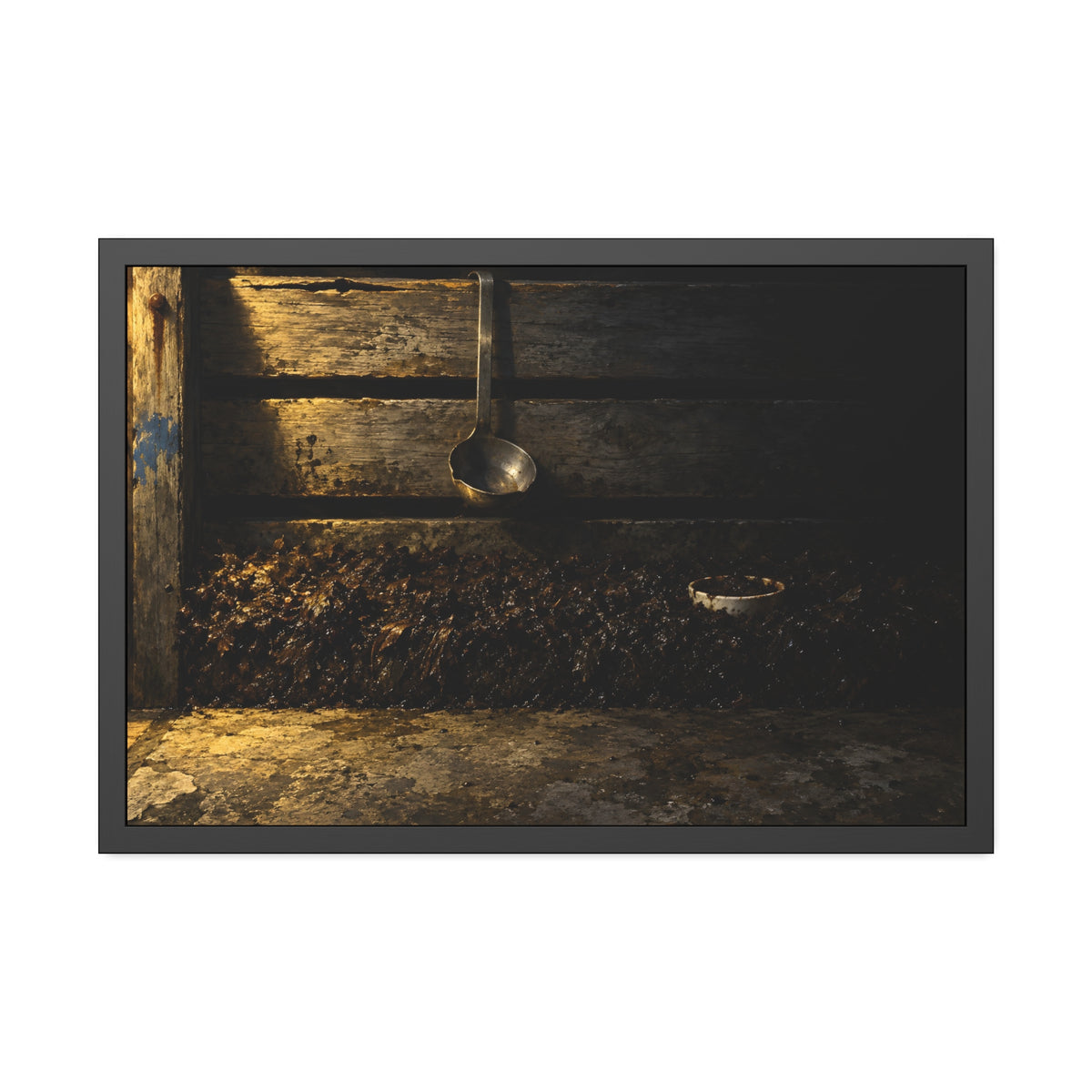 "The Rim in the Black": A Garabaggio Framed Print