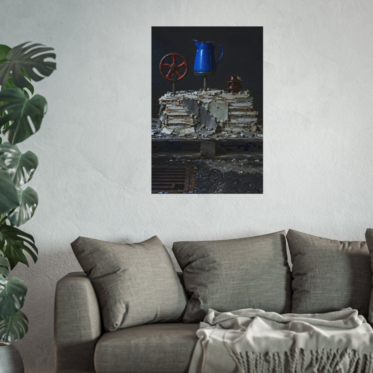"The Ribbed Porcelain": A Garabaggio Fine Art Print