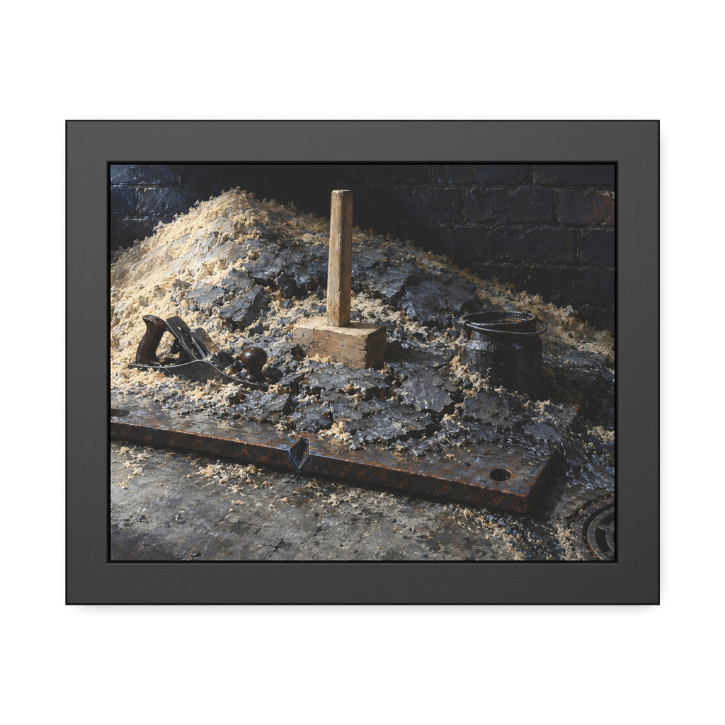 "The Crust Breaking": A Garabaggio Framed Print