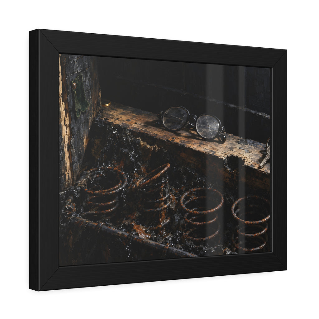"The Gold in the Corner": A Garabaggio Framed Print