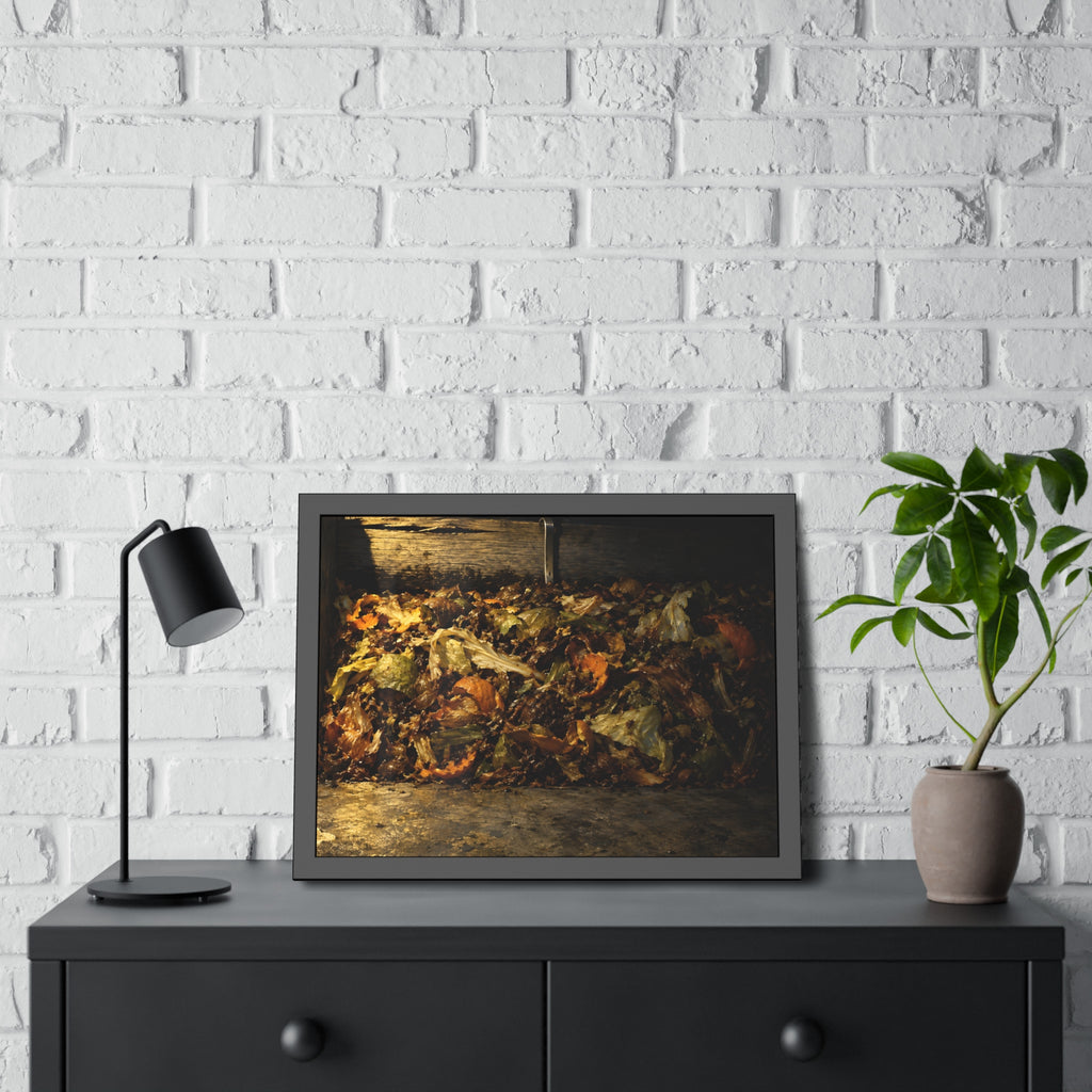 "The Peel Going Dull": A Garabaggio Framed Print