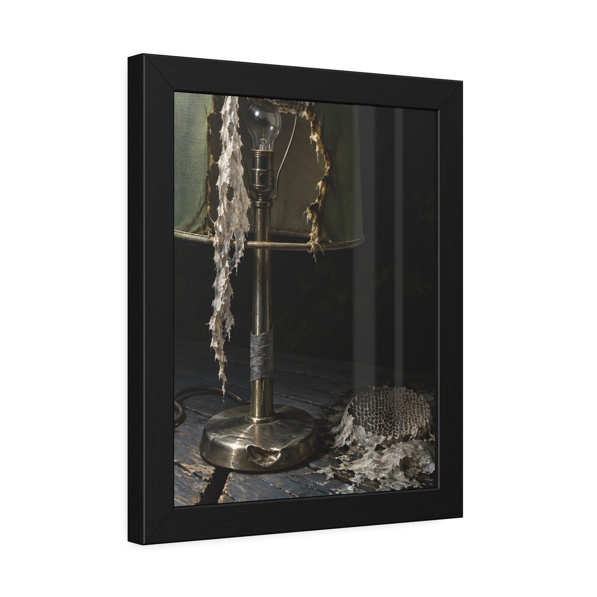 "The Rags on the Harp": A Garabaggio Framed Print