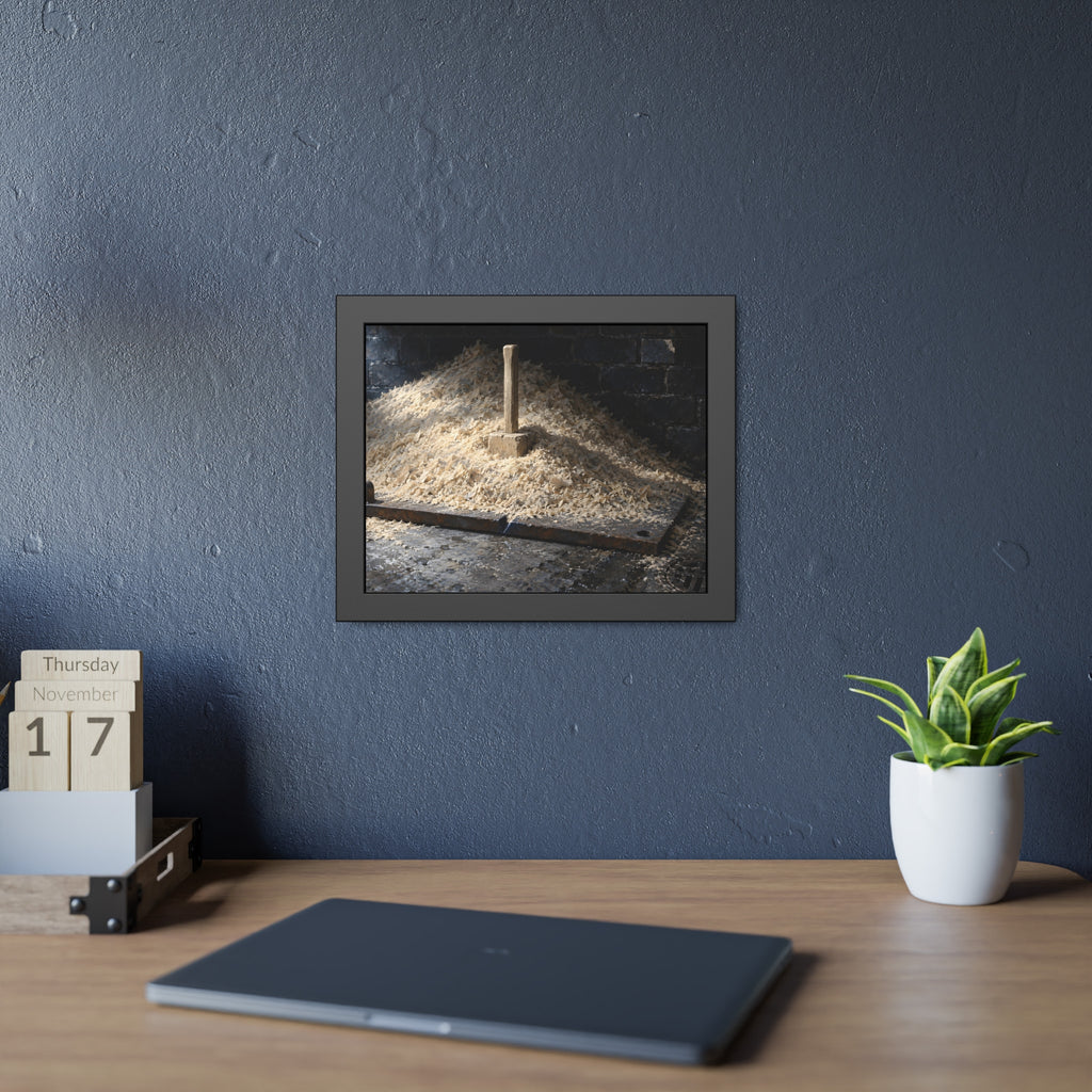 "The Handle Above the Heap": A Garabaggio Framed Print