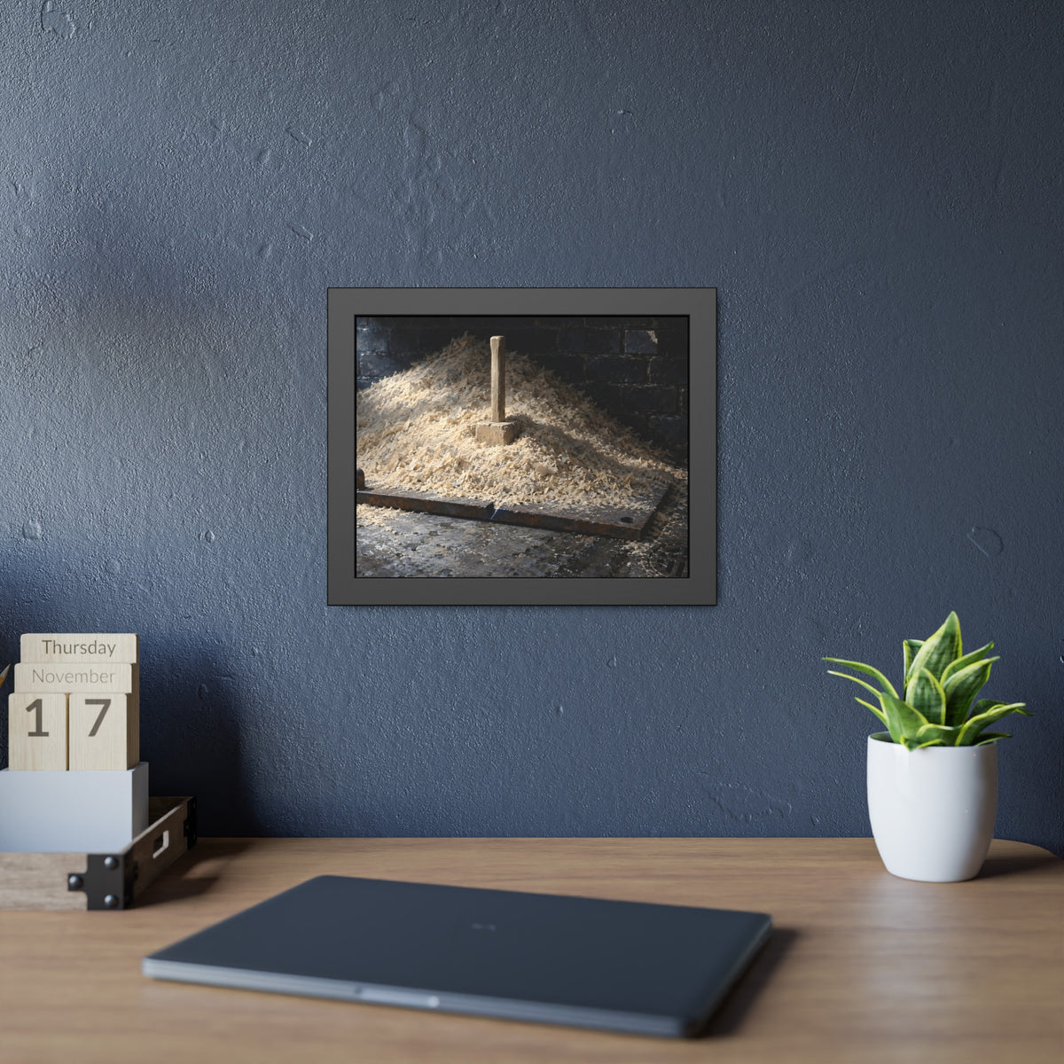 "The Handle Above the Heap": A Garabaggio Framed Print