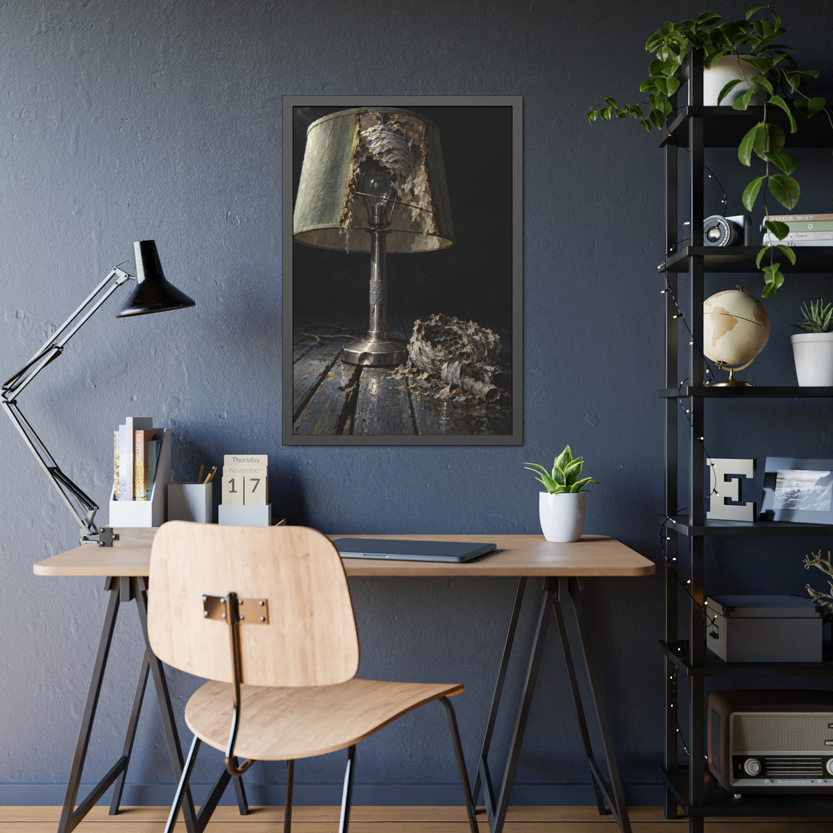 "The Lower Tier on the Boards": A Garabaggio Framed Print
