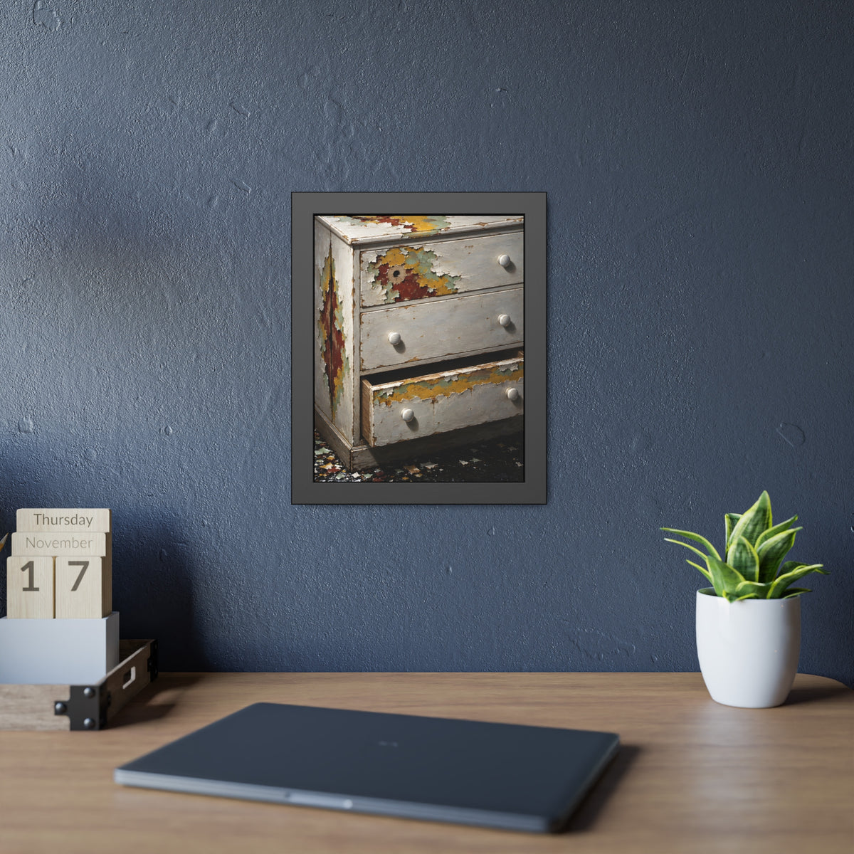 "The Mint Laid Open": A Garabaggio Framed Print