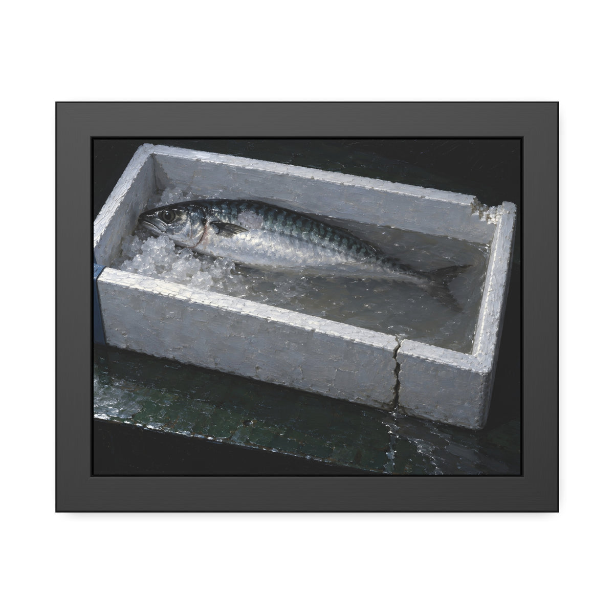 "The Tail in the Water": A Garabaggio Framed Print