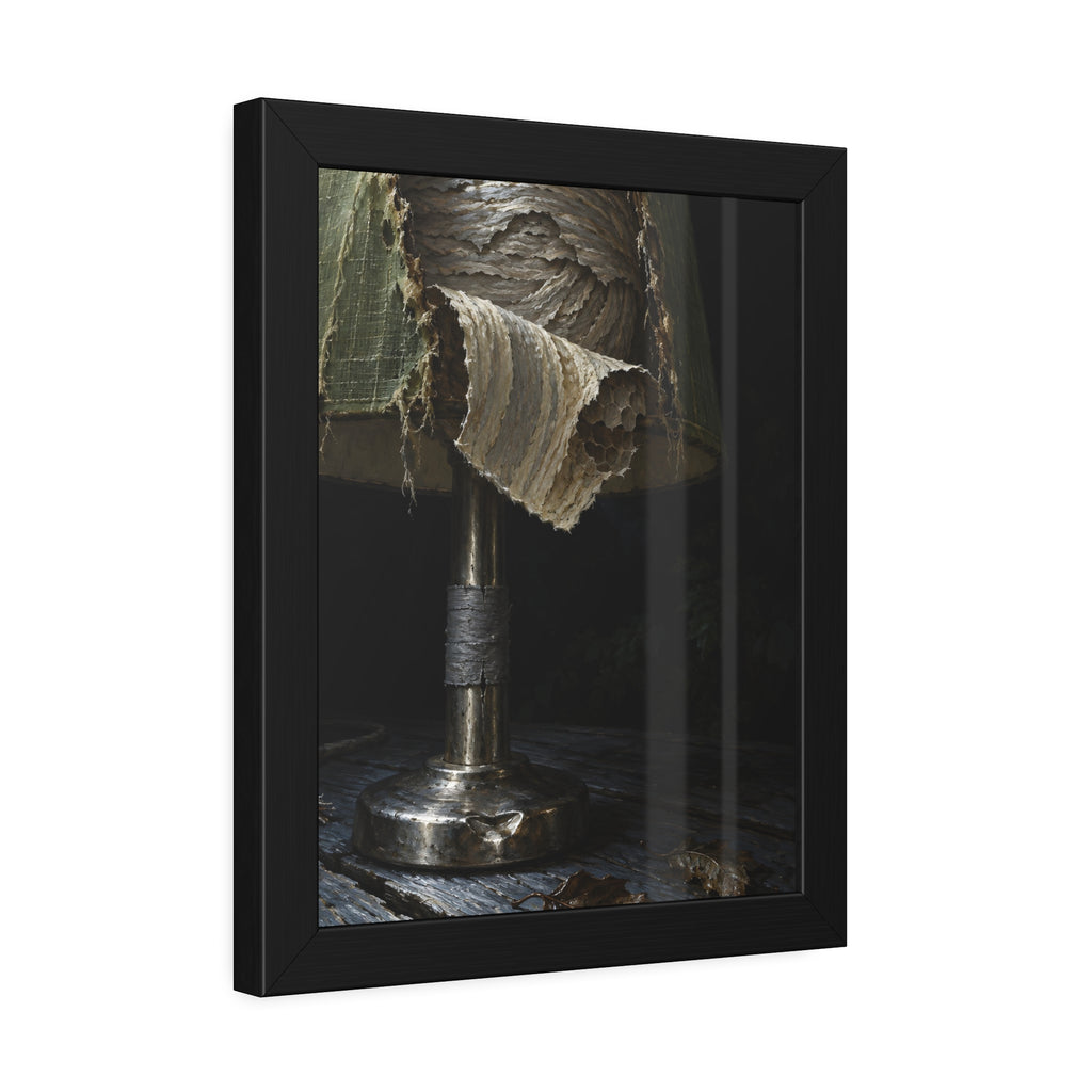 "The First Flap Down": A Garabaggio Framed Print