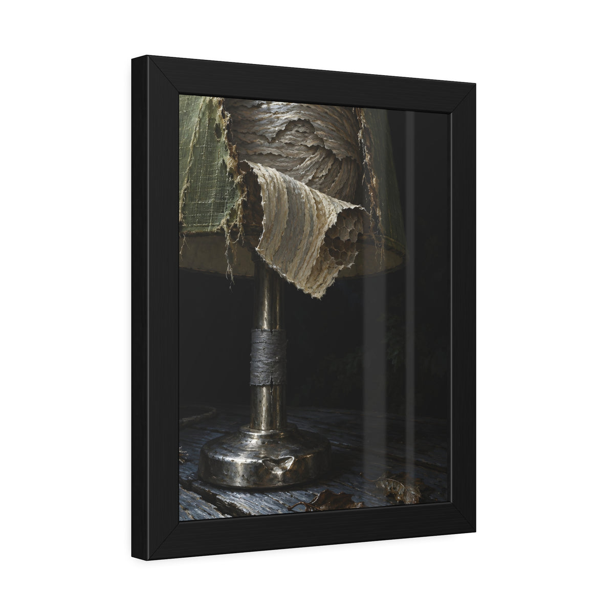 "The First Flap Down": A Garabaggio Framed Print