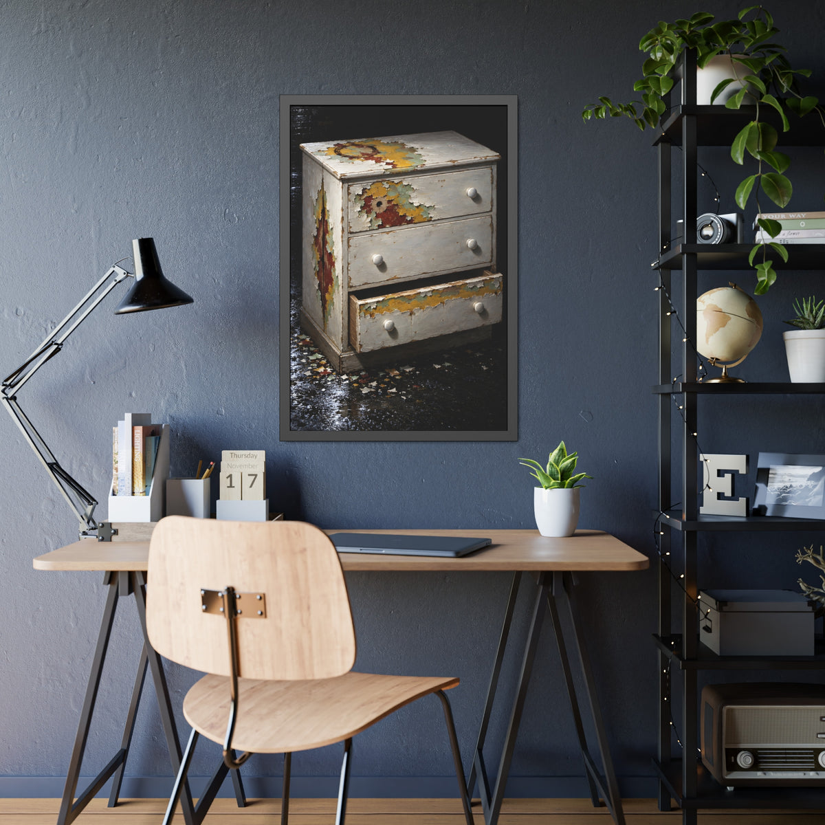 "The Mint Laid Open": A Garabaggio Framed Print