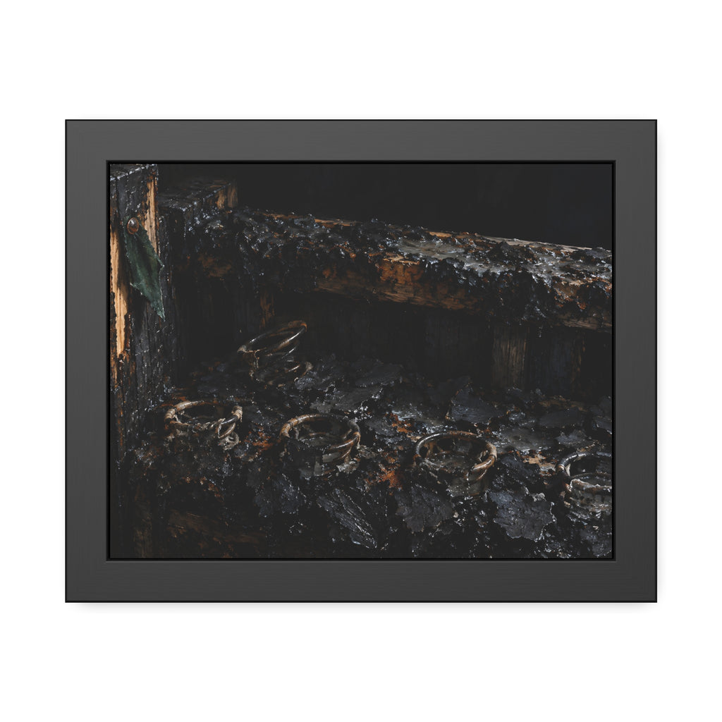 "The Crust Breaking on the Coils": A Garabaggio Framed Print