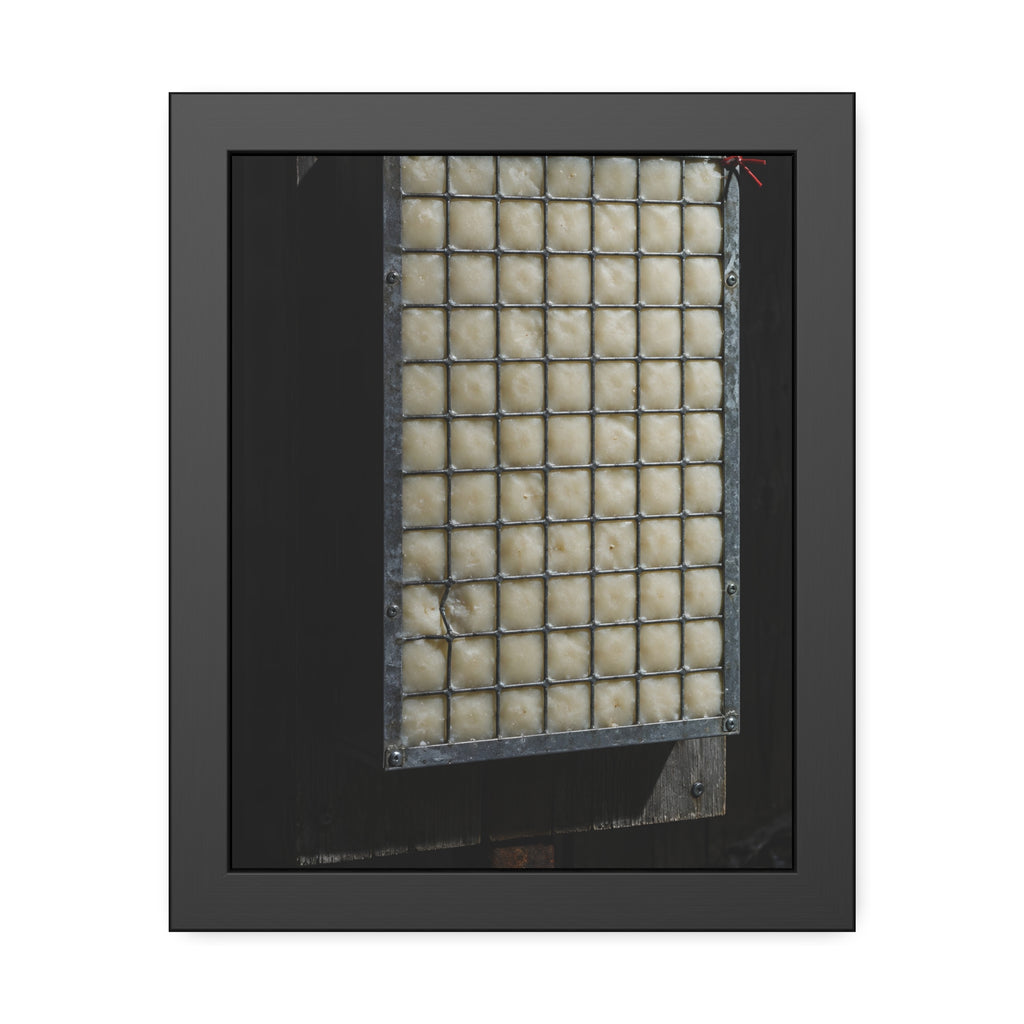 "The Box as Poured": A Garabaggio Framed Print