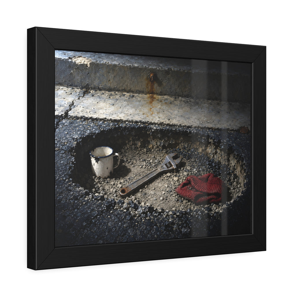"What the Street Gave Back": A Garabaggio Framed Print