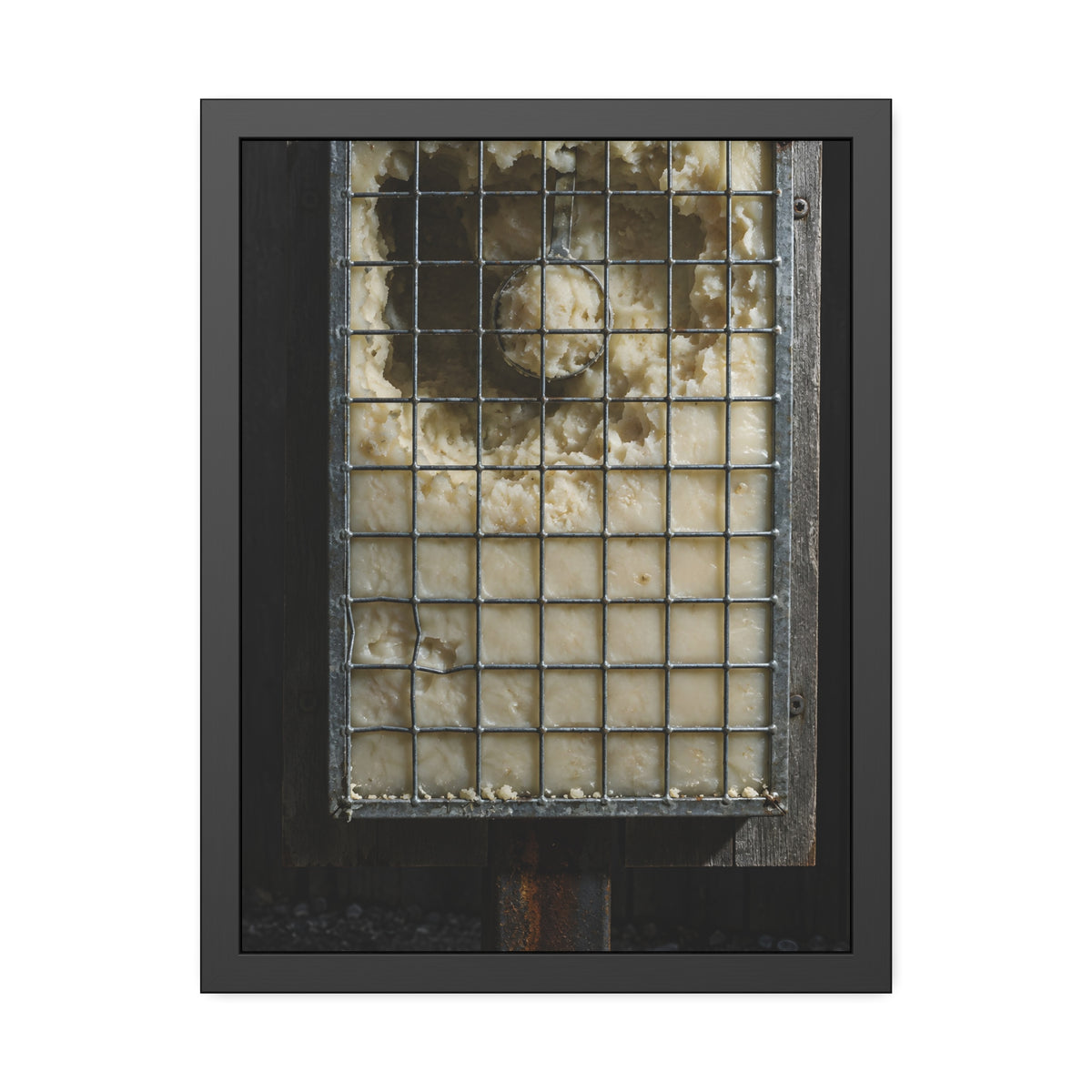 "The Bowl Full of Tallow": A Garabaggio Framed Print
