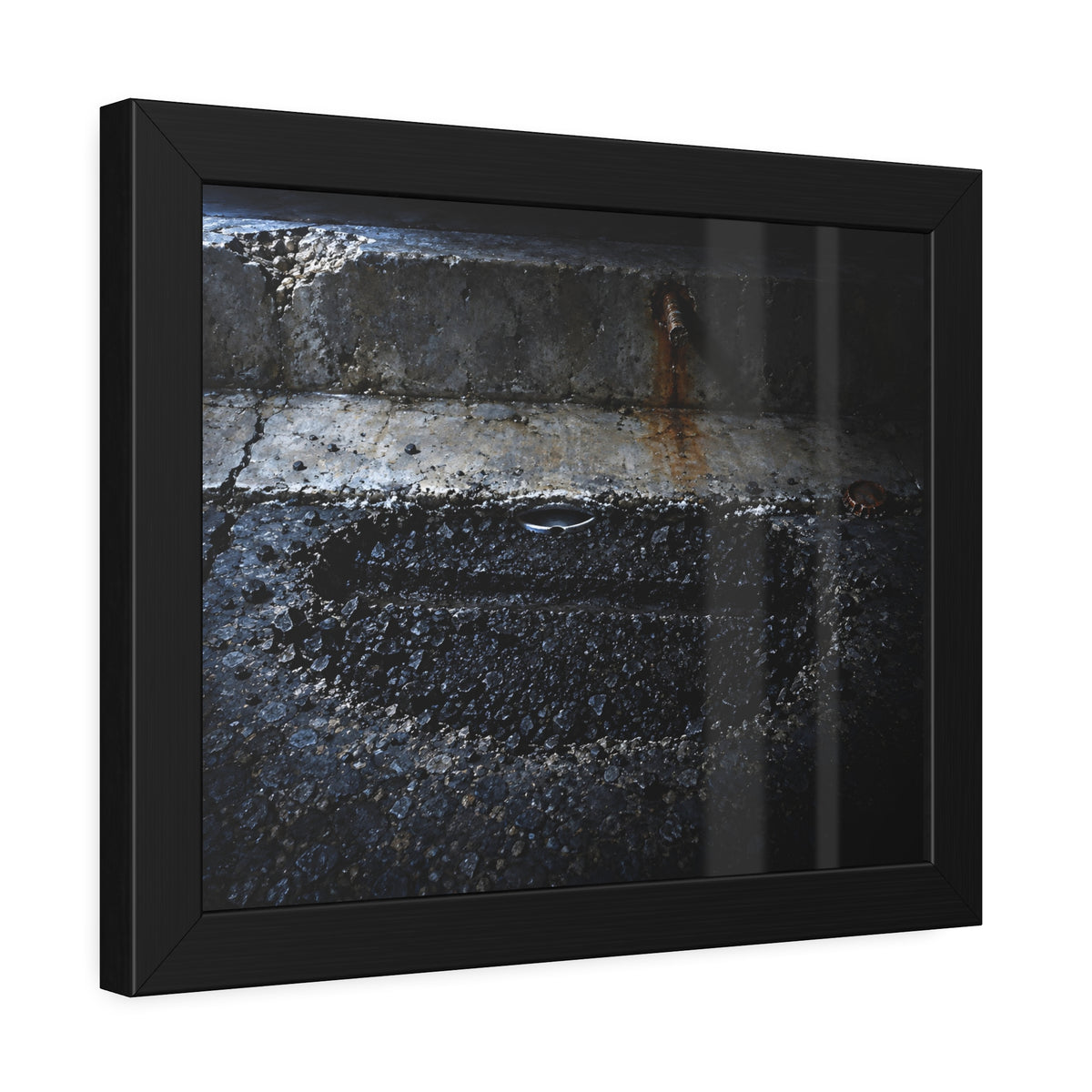"The Rut Across the Patch": A Garabaggio Framed Print