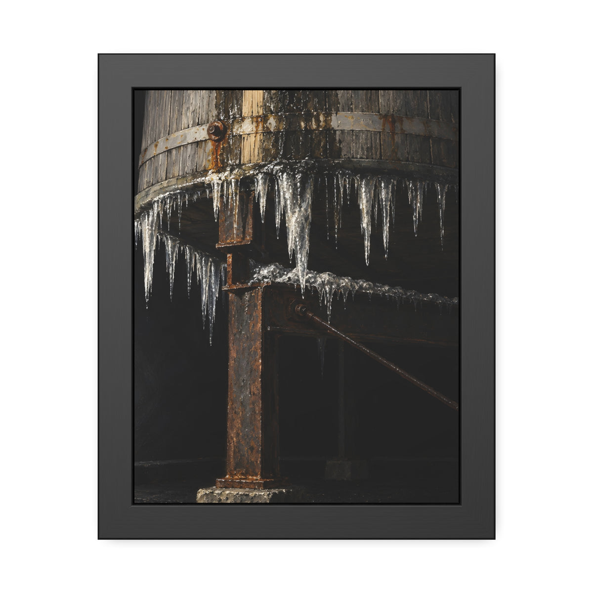 "The Crust on the Beam": A Garabaggio Framed Print