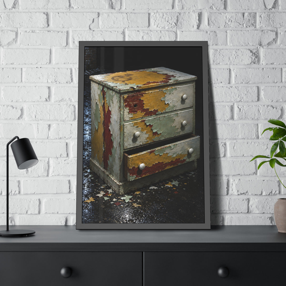 "The Mustard Comes Up": A Garabaggio Framed Print
