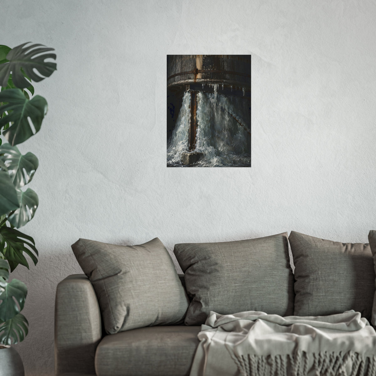 "The Pedestal of Ice": A Garabaggio Fine Art Print