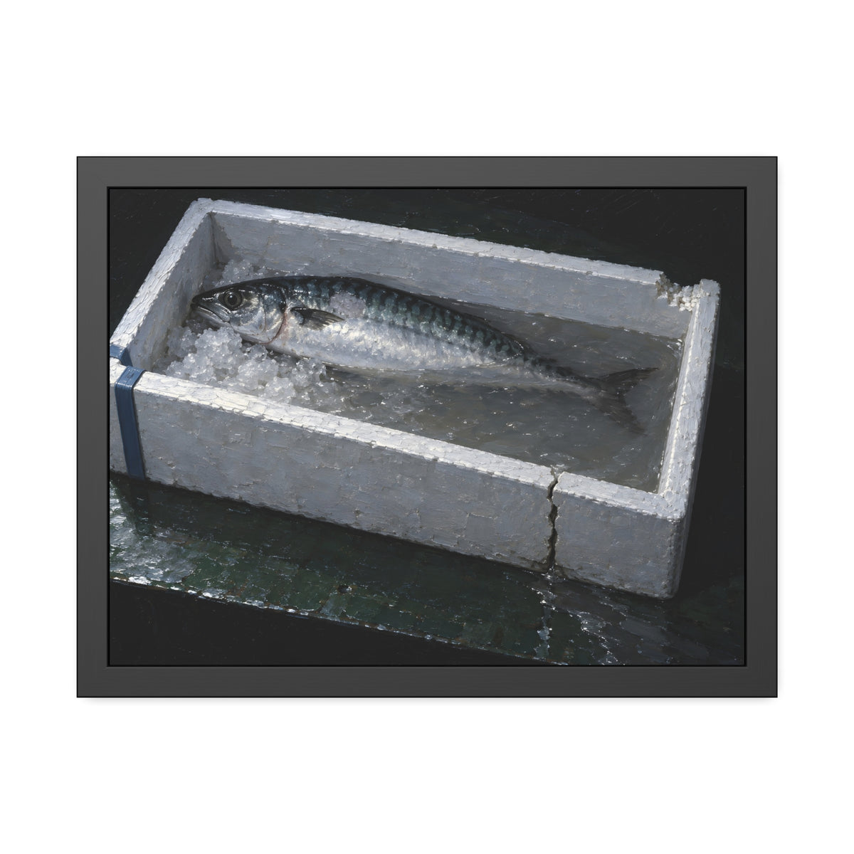 "The Tail in the Water": A Garabaggio Framed Print