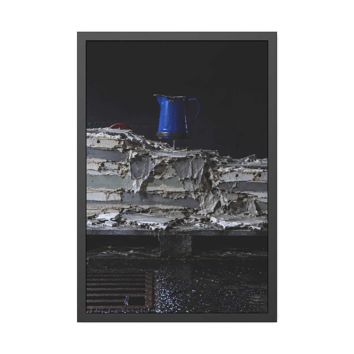 "The Red Arc": A Garabaggio Framed Print