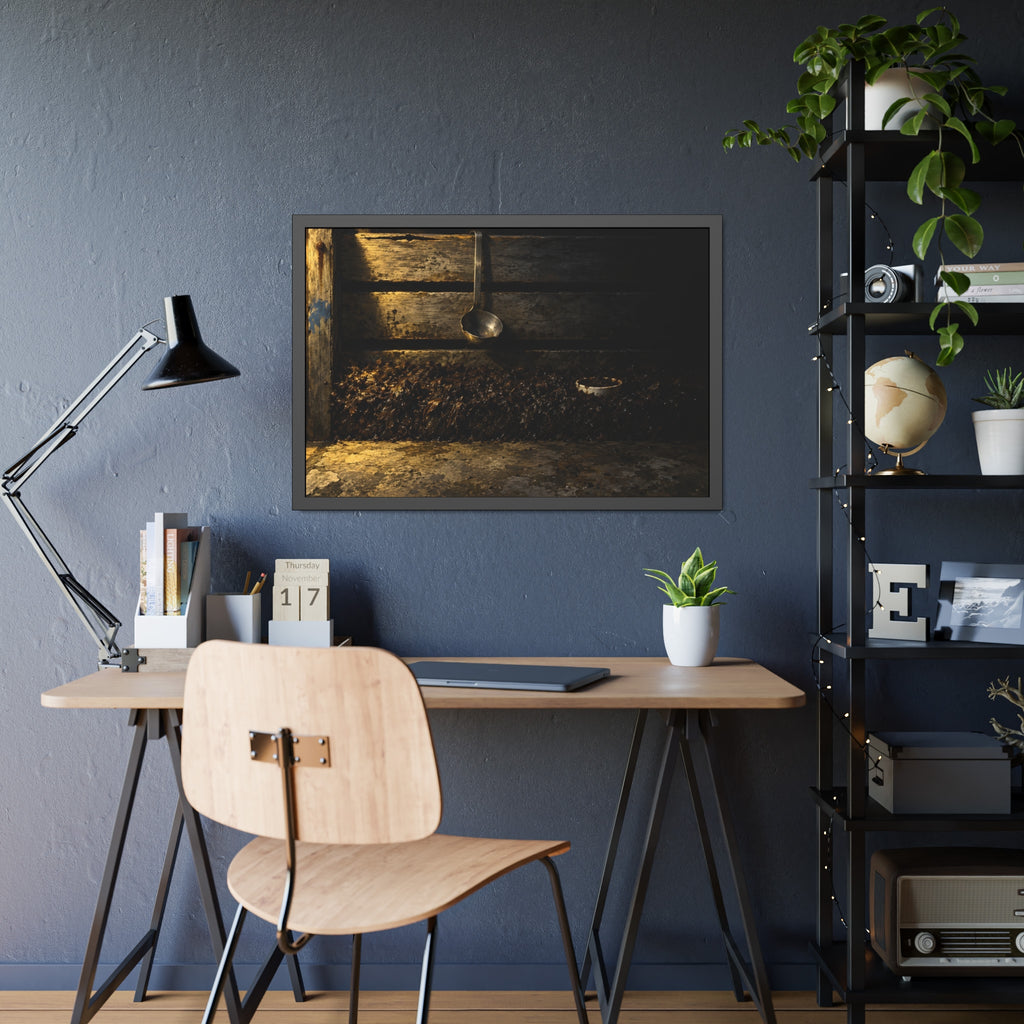 "The Rim in the Black": A Garabaggio Framed Print