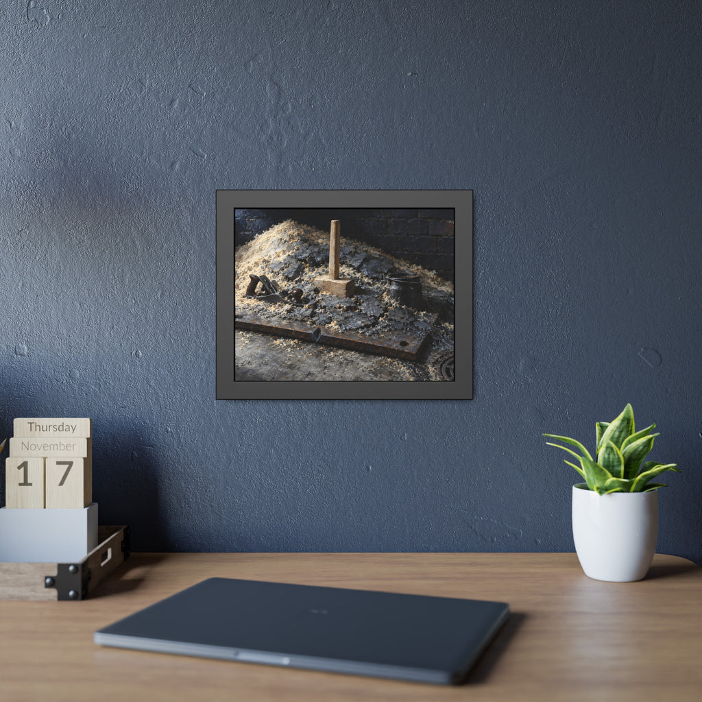 "The Crust Breaking": A Garabaggio Framed Print