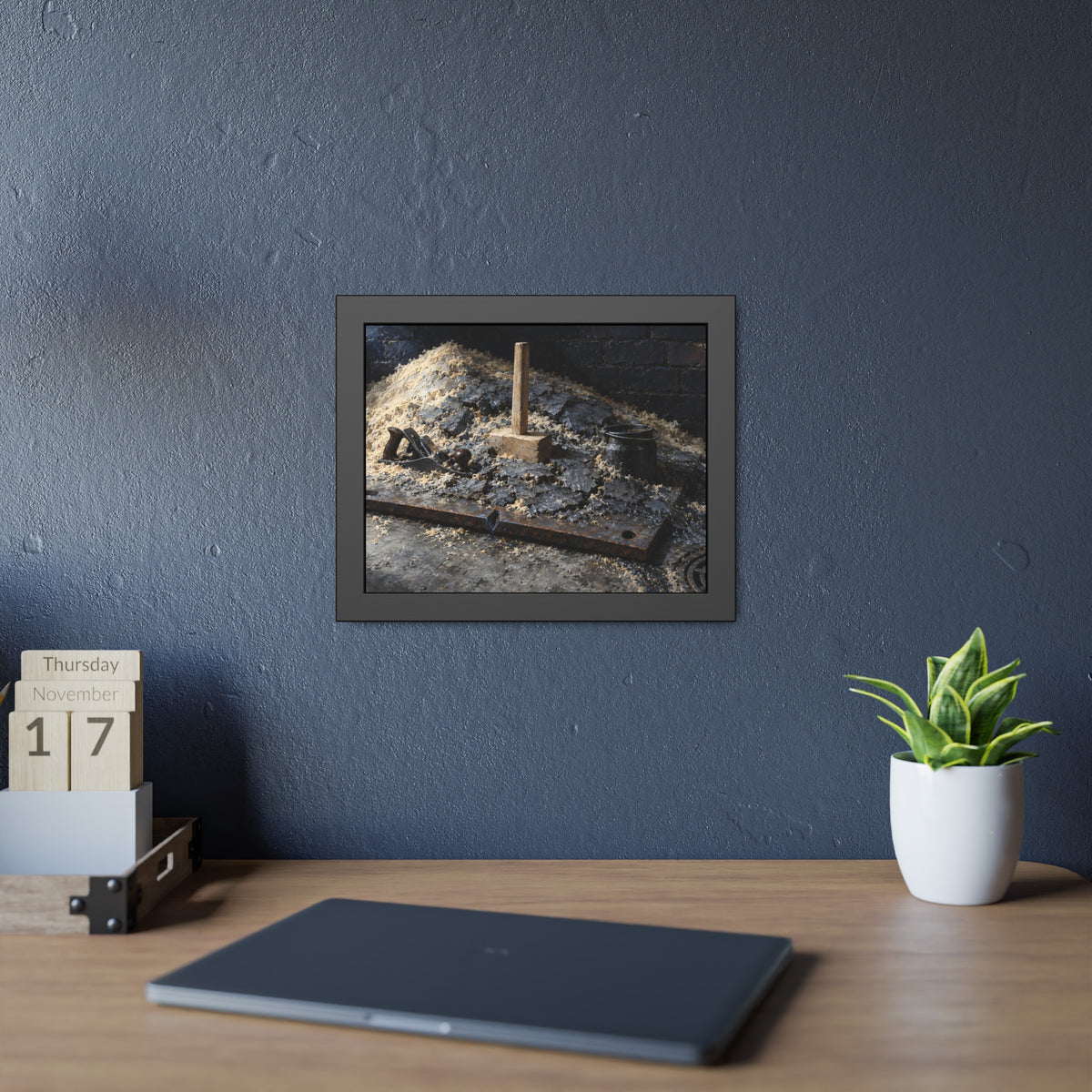 "The Crust Breaking": A Garabaggio Framed Print