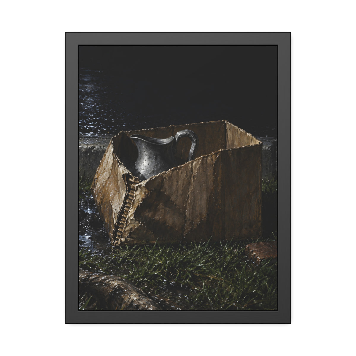 "The Bent Handle": A Garabaggio Framed Print