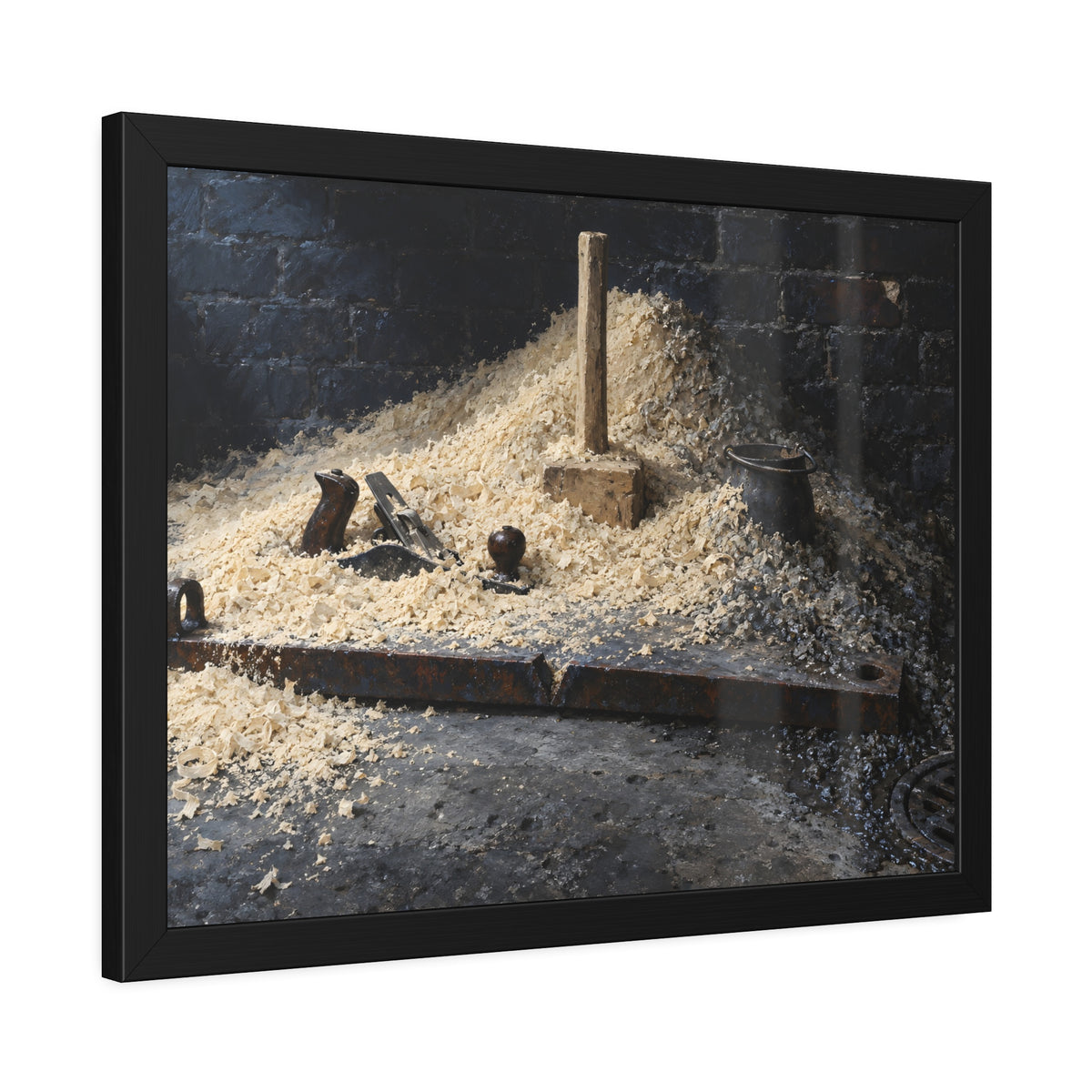 "The Plane Surfaces": A Garabaggio Framed Print