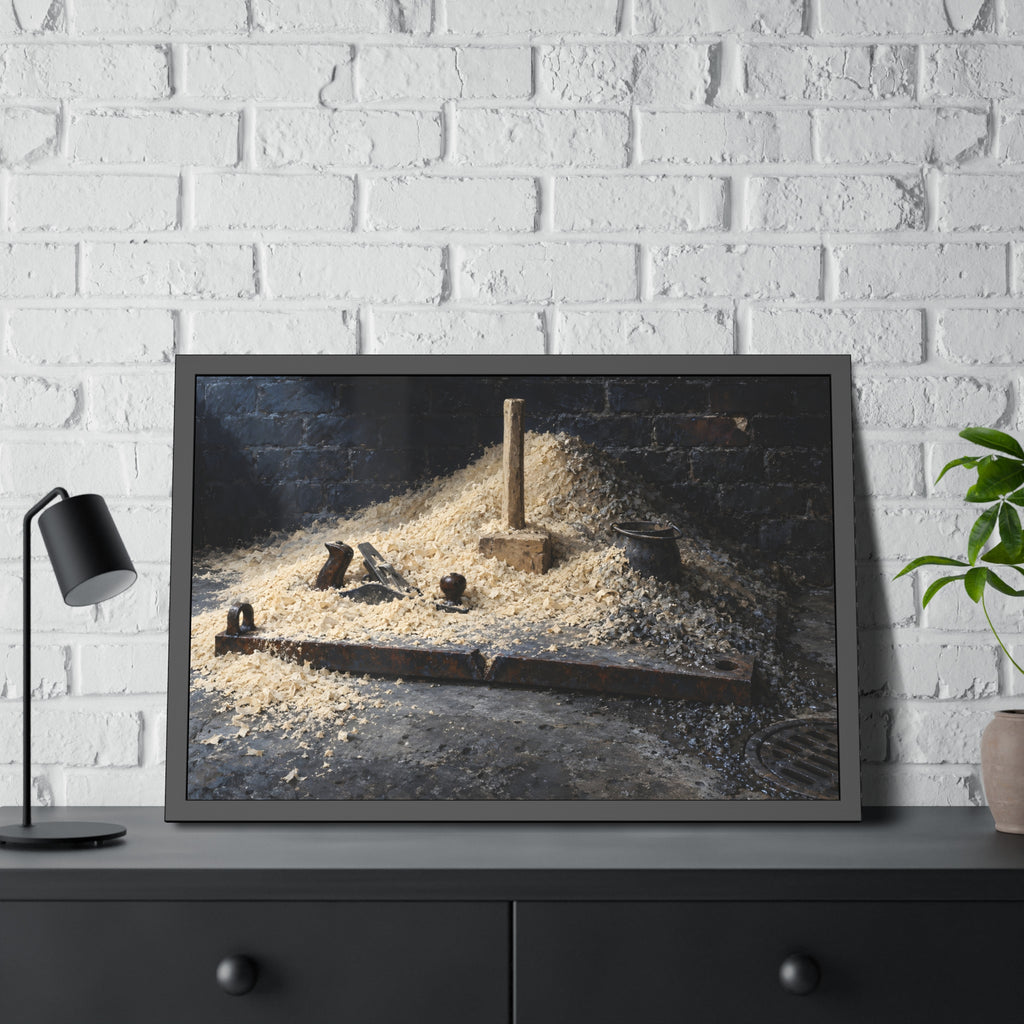 "The Plane Surfaces": A Garabaggio Framed Print