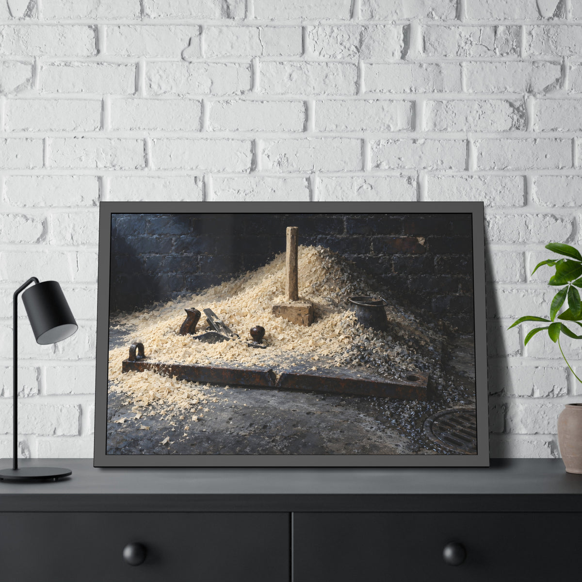 "The Plane Surfaces": A Garabaggio Framed Print