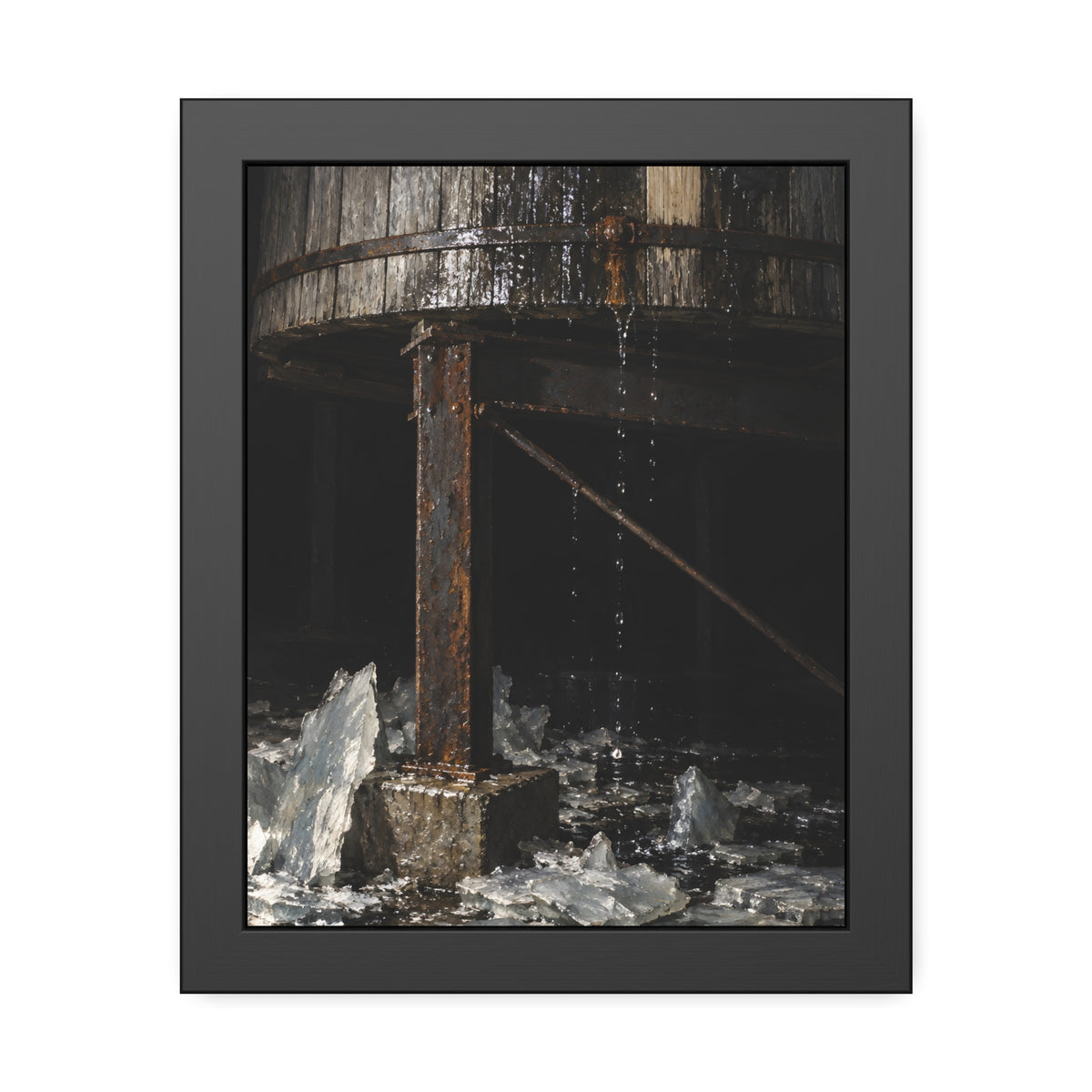 "The Fallen Slabs": A Garabaggio Framed Print
