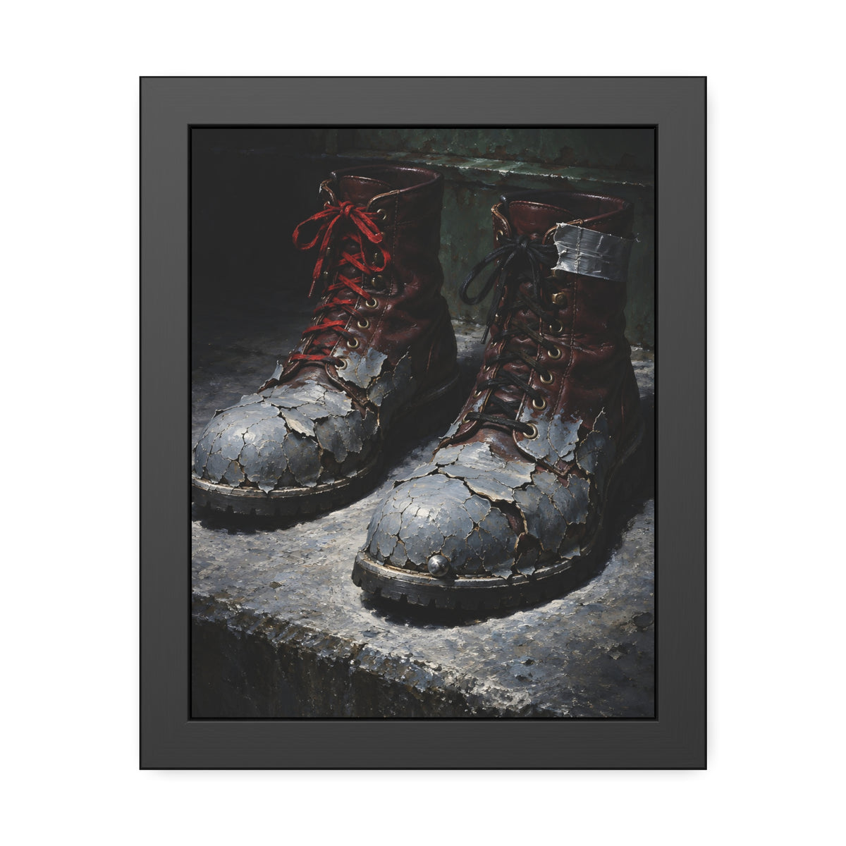 "The Plates Lifting": A Garabaggio Framed Print