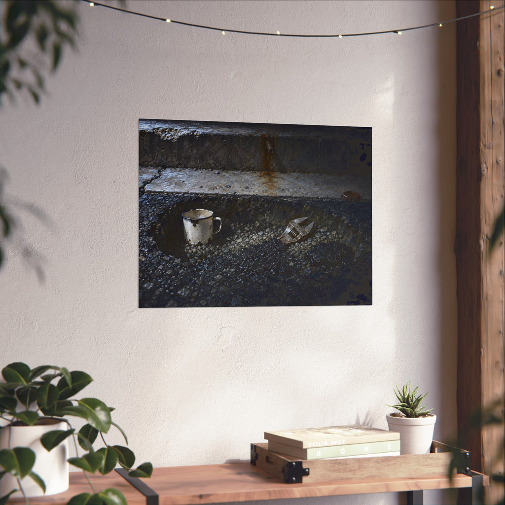 "The Wrench Coming Up": A Garabaggio Fine Art Print
