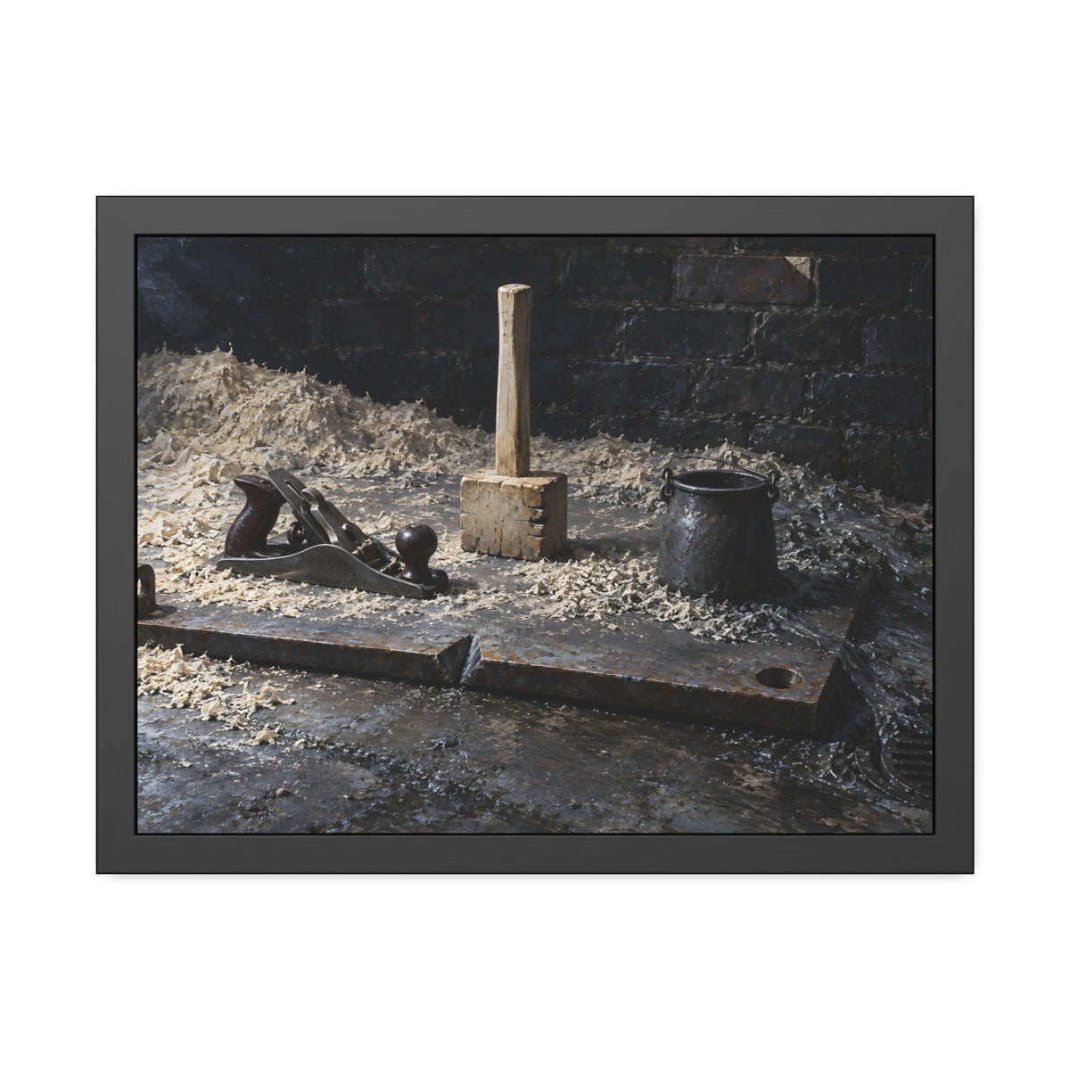 "The Mallet Whole": A Garabaggio Framed Print