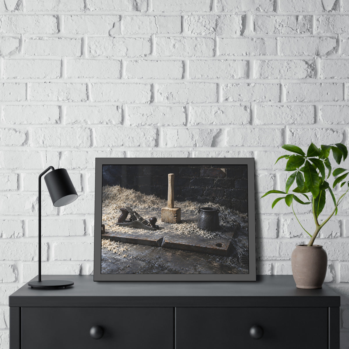 "The Mallet Whole": A Garabaggio Framed Print