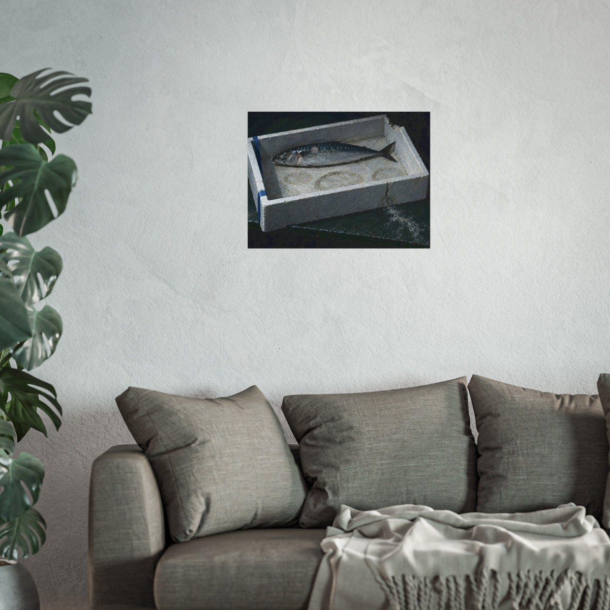 "The Fish Alone on the Foam": A Garabaggio Fine Art Print